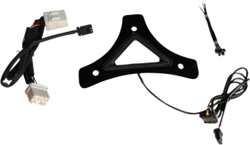 Backrest Bracket with Auxiliary Run & Brake Light CD-BR-HD-B