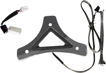 Backrest Bracket with Auxiliary Run & Brake Light CD-BR-BCMXL-C