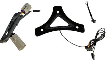 Backrest Bracket with Auxiliary Run & Brake Light CD-BR-TKE-B