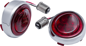 Fang Rear Turn Signal Light Inserts with Bezel