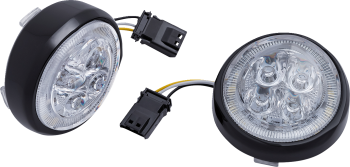 Fang Front Signal Light Inserts with Bezel