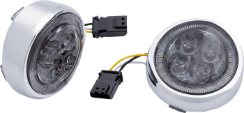 Fang Front Signal Light Inserts with Bezel