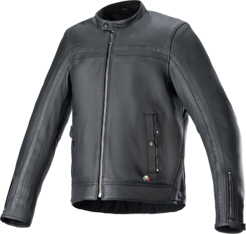 ALPINESTARS_(ROAD)_Mens_Dyno_Leather_Jacket_Small_Black