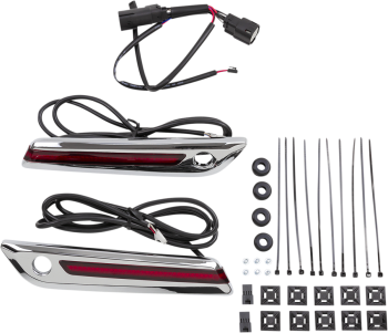 LED Saddlebag Hinge Covers