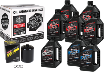 V-Twin Synthetic Complete Oil Change Kit