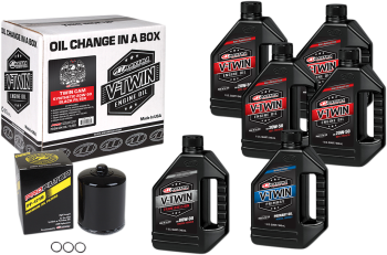 V-Twin Synthetic Complete Oil Change Kit