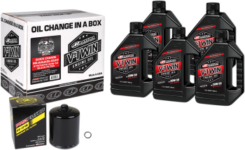 V-Twin Synthetic Engine Oil Change Kit