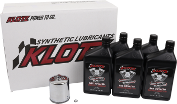 Basic 5 Quart Synthetic Engine Oil and Chrome Filter Kit