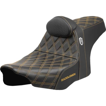 saddlemen_sdc_performance_gripper_seat_with_backrest_2023_5_and_up_cvo_road-street_glide_2024_and_up_road-street_glide_black_with_gold_lattice_stitch