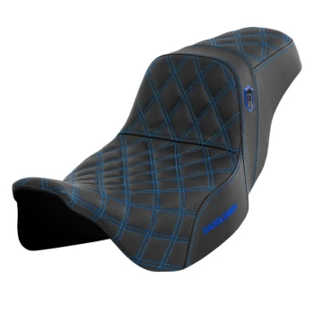 saddlemen_sdc_performance_gripper_seat_2008-2023_bagger_black_with_blue_lattice_stitch_blue_sdc
