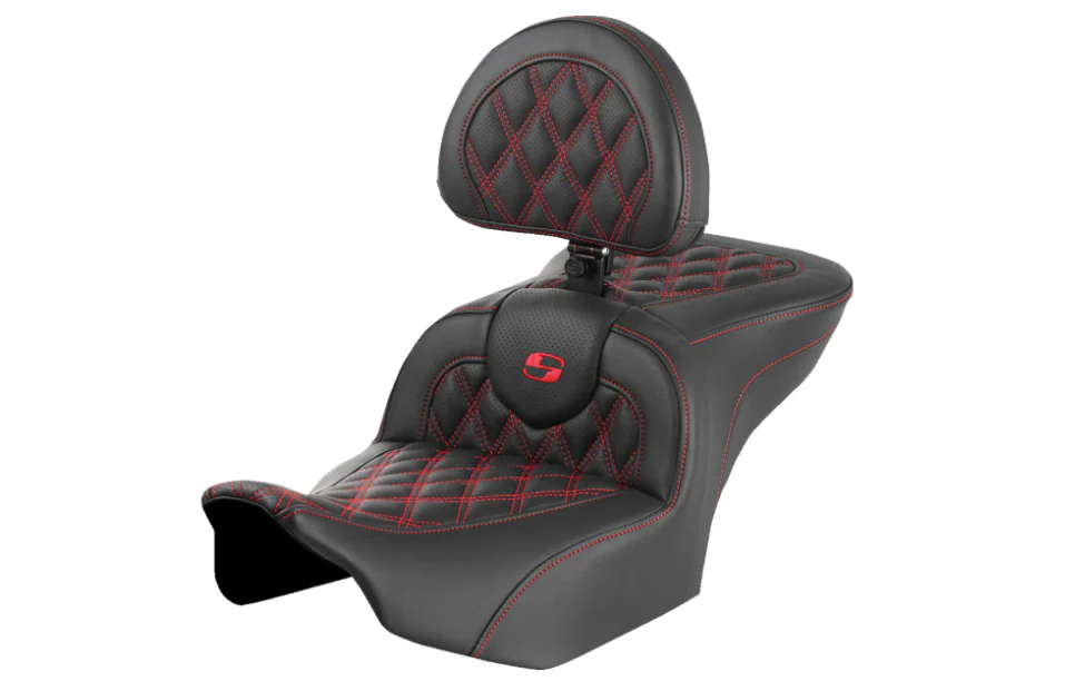 saddlemen_road_sofa_ls_with_backrest_2024_bagger_black_with_red_lattice_stitch