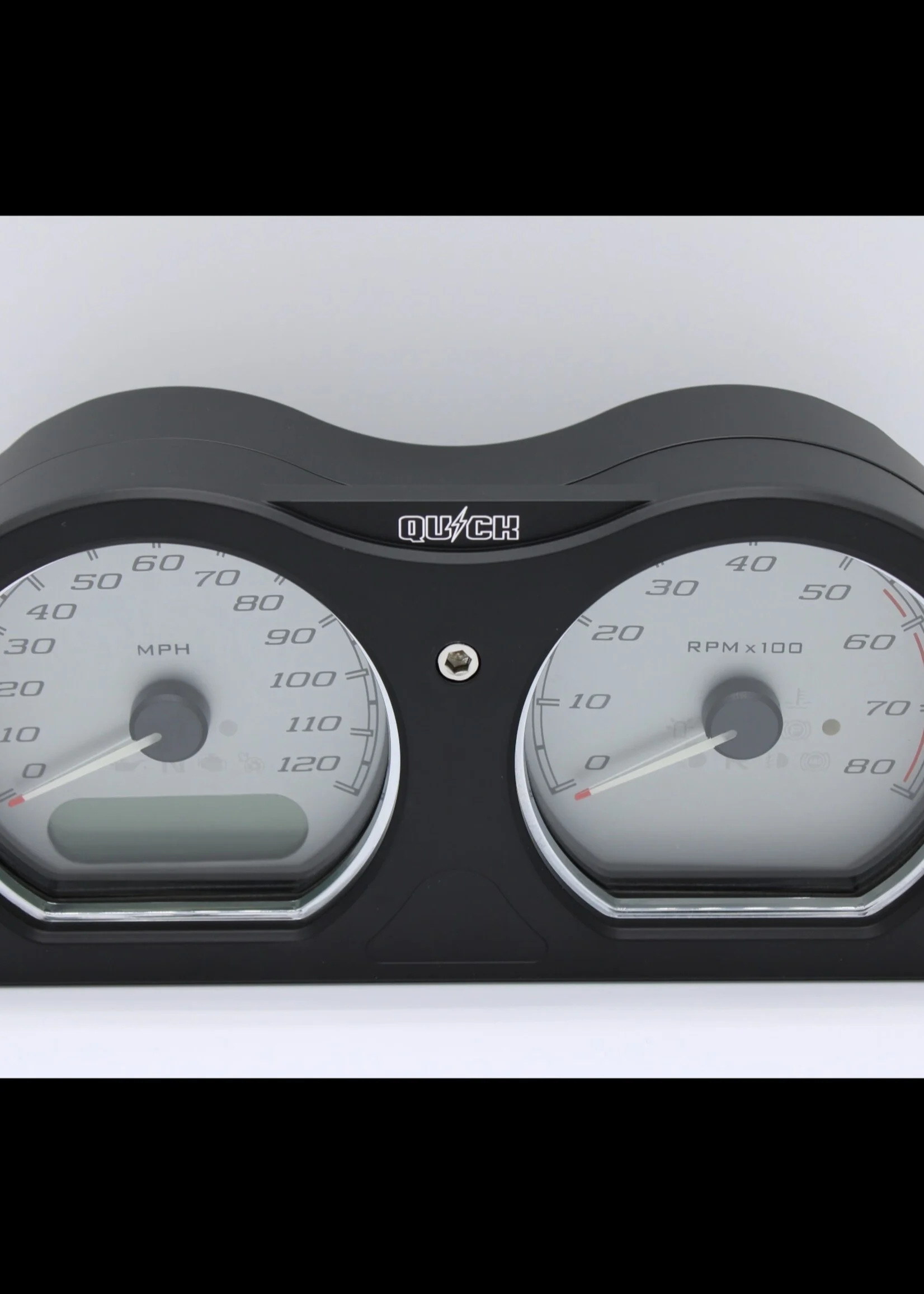 QUICK_INDUSTRIES_Road_Glide_Gauge_Relocation_Kit_2015-2023_Matte_Black