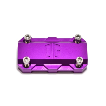 ORIGINAL_GARAGE_MOTO_OG_6_5_Straight_Risers_Standard_with_Top_Clamp_Center-to-Center_Riser_Spacing_3_5_Aluminium_Finish_with_Purple_Top_Clamp
