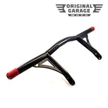 ORIGINAL_GARAGE_MOTO_Highway_Peg_Crash_Bar_2004-2005_Dyna_Mid_Controls_Red