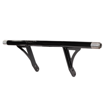 ORIGINAL_GARAGE_MOTO_Highway_Peg_Crash_Bar_for_Harley-Davidson_Dyna_and_FXR_2006_and_Up_Dyna_Black_Chrome_Forward_Controls