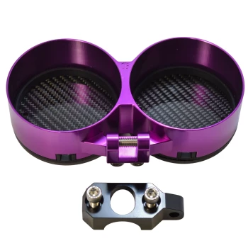 ORIGINAL_GARAGE_MOTO_Dual_Billet_Gauge_Pods_Front_Mount_Purple