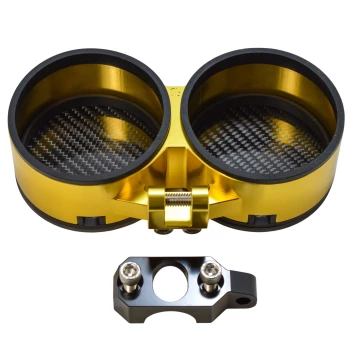 ORIGINAL_GARAGE_MOTO_Dual_Billet_Gauge_Pods_Front_Mount_Gold