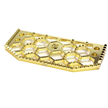 ORIGINAL_GARAGE_MOTO_HoneyComp_V3_Floorboards_Replacement_Gripper_Gold_Plated