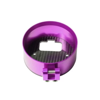 ORIGINAL_GARAGE_MOTO_Billet_Gauge_Pod_2021-2024_Indian_Chief_Front_Mount_Purple