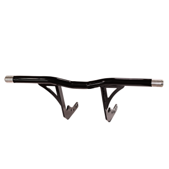 original_garage_moto_highway_peg_crash_bar_m8_softail_standard_mid_controls_black_aluminium_sliders