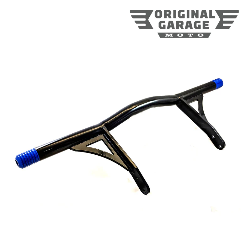 ORIGINAL_GARAGE_MOTO_Highway_Peg_Crash_Bar_2004-2005_Dyna_Mid_Controls_Blue