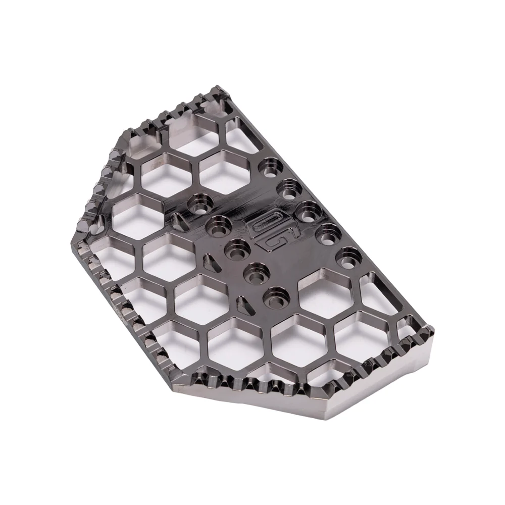 original_garage_moto_honeycomp_v3_mini_floorboards_replacement_gripper_black_chrome