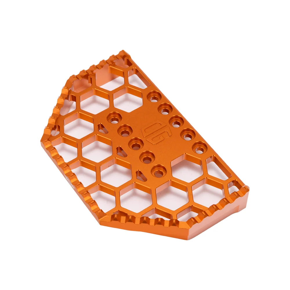 original_garage_moto_honeycomp_v3_mini_floorboards_replacement_gripper_orange