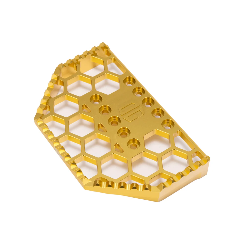 original_garage_moto_honeycomp_v3_mini_floorboards_replacement_gripper_gold