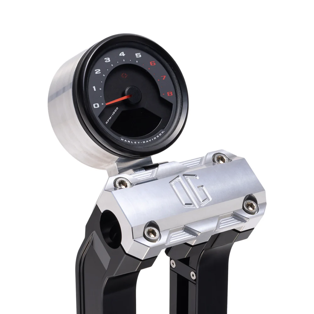 original_garage_moto_single_billet_gauge_pod_rear_mount_aluminium_finish