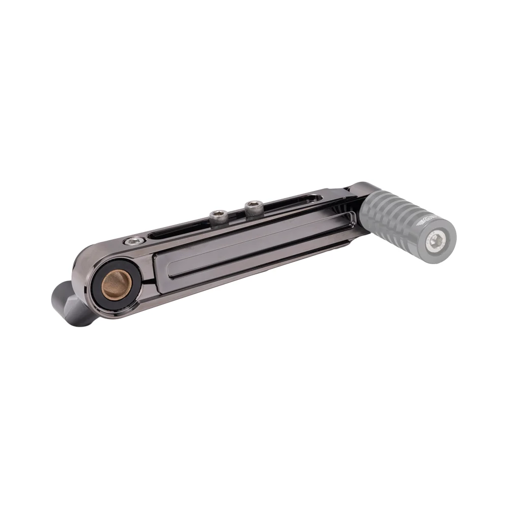 original_garage_moto_adjustable_brake_arm_m8_softail_black_chrome