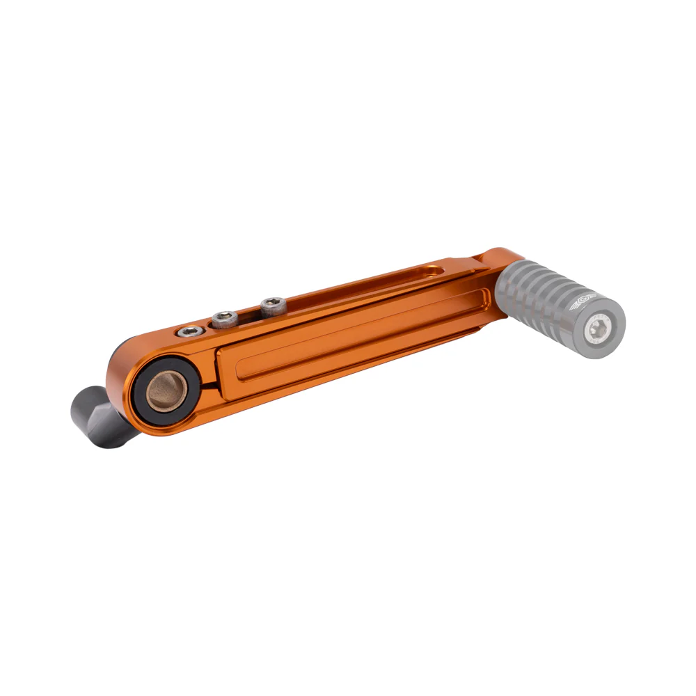 original_garage_moto_adjustable_brake_arm_m8_softail_orange