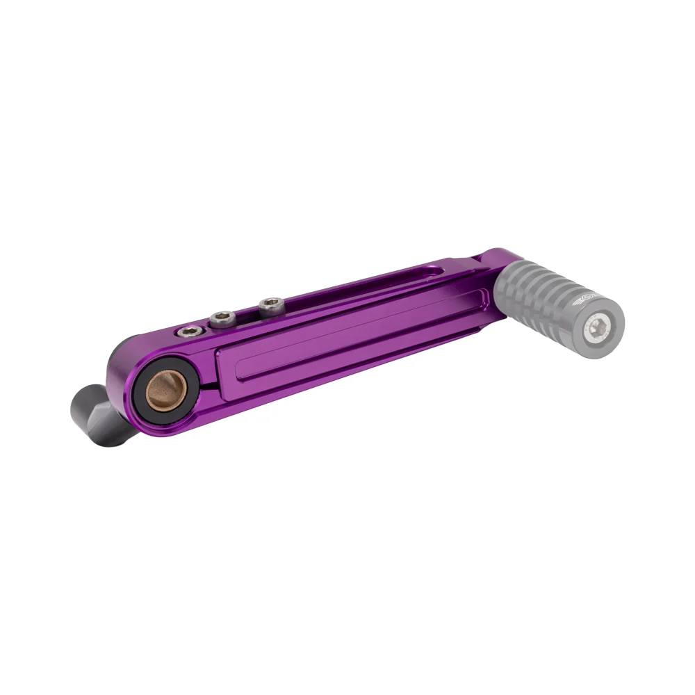 original_garage_moto_adjustable_brake_arm_m8_softail_purple