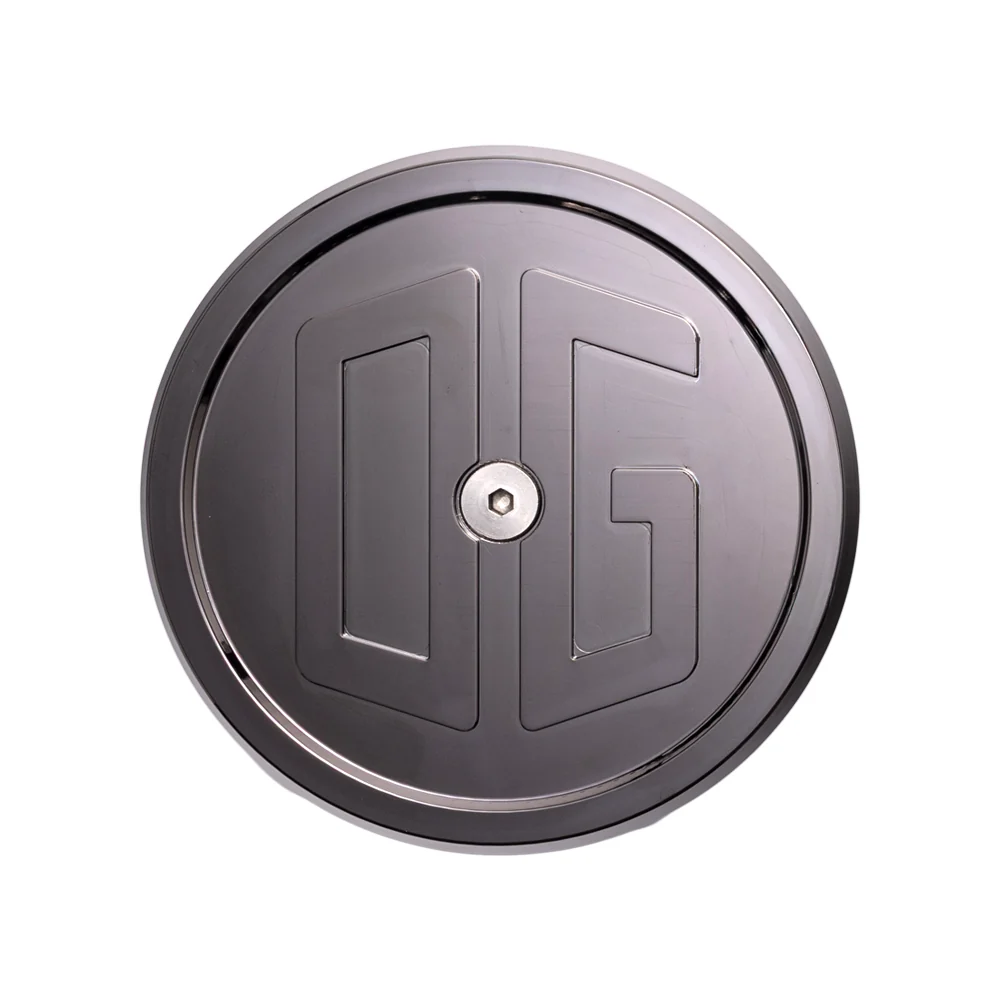 original_garage_moto_round_air_cleaner_cover_5_5_black_chrome