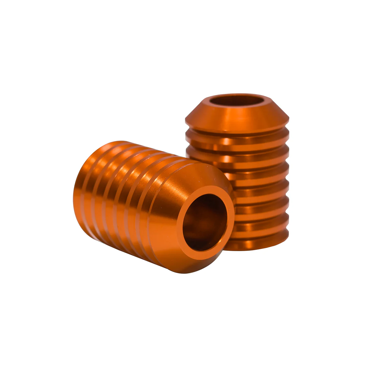 original_garage_moto_rear_crash_bar_2014-2025_bagger_black_orange_sliders